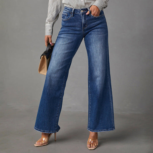 Chiara - Mid Waisted Jeans