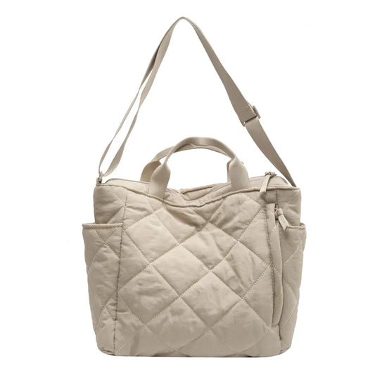 Large Quilted Tote Bag